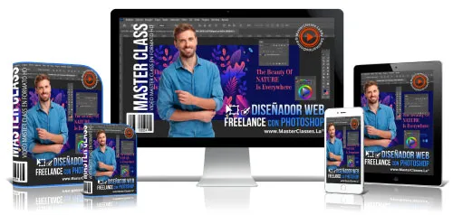 Portada del curso DISEÑADOR WEB FREELANCE CON PHOTOSHOP