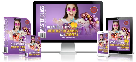 Portada del curso DISEÑO DE LETRAS, ANCHETAS Y DESAYUNOS SORPRESA