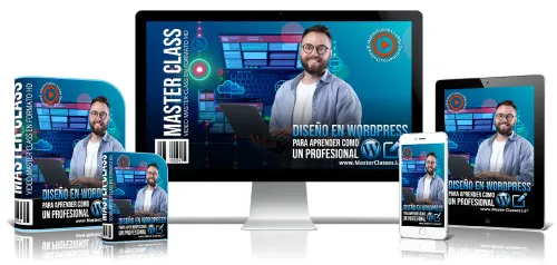 Portada del curso DISEÑO EN WORDPRESS PARA APRENDER COMO UN PROFESIONAL