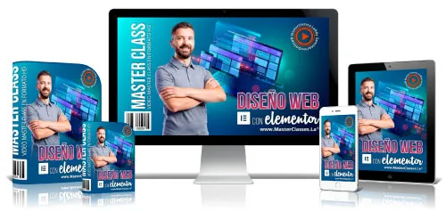 Portada del curso DISEÑO WEB CON ELEMENTOR