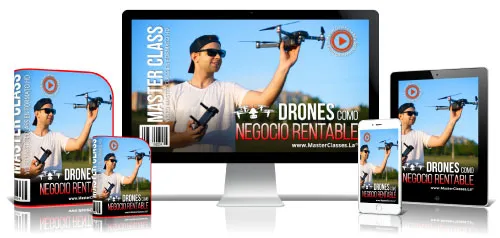 Portada del curso DRONES COMO NEGOCIO RENTABLE