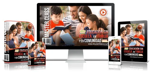 Portada del curso EDUCACIÓN SIN ESCUELA, EN FAMILIA Y EN COMUNIDAD