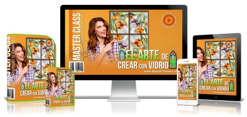 Portada del curso EL ARTE DE CREAR CON VIDRIO