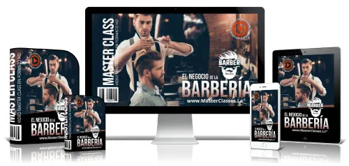 Portada del curso EL NEGOCIO DE LA BARBERÍA