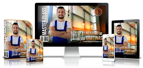 Portada del curso EL NEGOCIO DE LAS CORTINAS