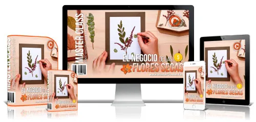 Portada del curso EL NEGOCIO DE LAS FLORES SECAS