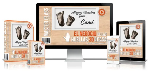 Portada del curso EL NEGOCIO DE LAS HUELLAS 3D DESDE CASA