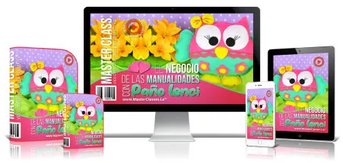 Portada del curso EL NEGOCIO DE LAS MANUALIDADES CON PAÑO LENCI