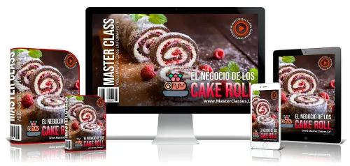Portada del curso EL NEGOCIO DE LOS CAKE ROLL