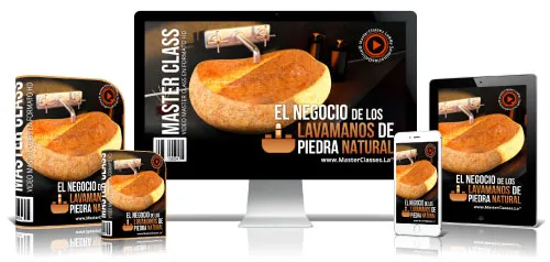 Portada del curso EL NEGOCIO DE LOS LAVAMANOS DE PIEDRA NATURAL