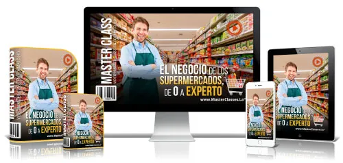 Portada del curso EL NEGOCIO DE LOS SUPERMERCADOS DE CERO A EXPERTO
