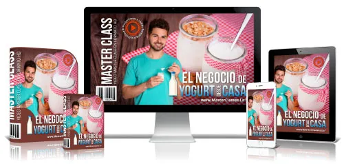 Portada del curso EL NEGOCIO DE YOGURT DESDE CASA