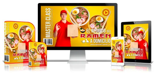 Portada del curso EL NEGOCIO DEL RAMEN A DOMICILIO