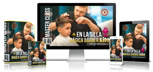 Portada del curso EN LA SILLA MÁGICA BARBER KIDS