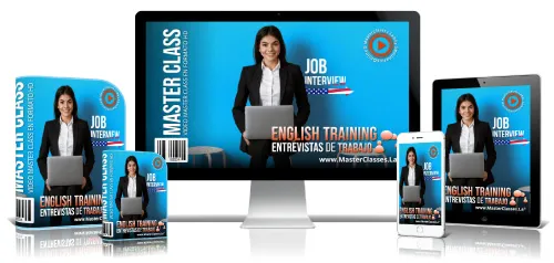 Portada del curso ENGLISH TRAINING – ENTREVISTAS DE TRABAJO