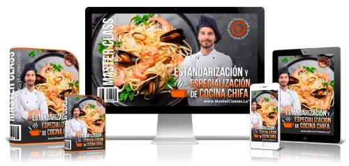Portada del curso ESTANDARIZACIÓN Y ESPECIALIZACIÓN DE COCINA CHIFA