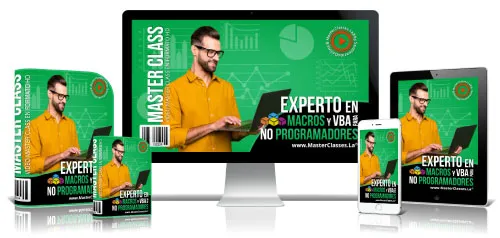 Portada del curso EXPERTO EN MACROS Y VBA EXCEL PARA NO PROGRAMADORES