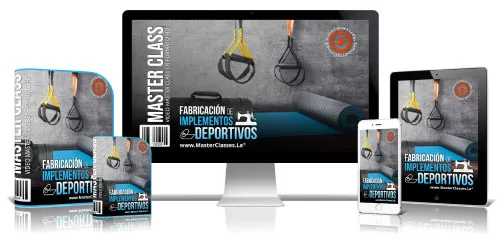Portada del curso FABRICACIÓN DE IMPLEMENTOS DEPORTIVOS