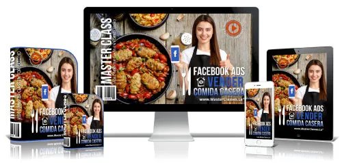 Portada del curso FACEBOOK ADS PARA VENDER COMIDA CASERA