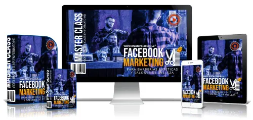 Portada del curso FACEBOOK MARKETING PARA PELUQUERÍAS Y ESTÉTICAS