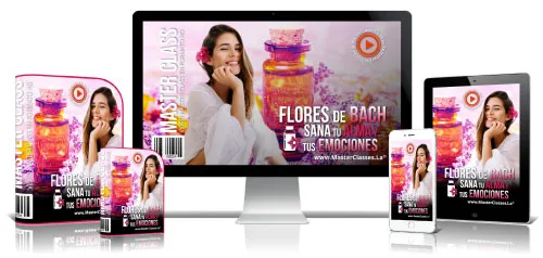 Portada del curso FLORES DE BACH – SANA TU ALMA Y TUS EMOCIONES