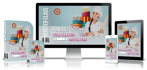 Portada del curso FONDANT / PASTILLAJE: PASTELERÍA ARTÍSTICA