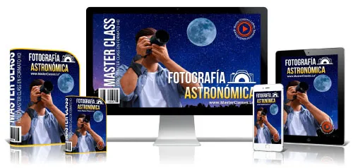 Portada del curso FOTOGRAFÍA ASTRONÓMICA