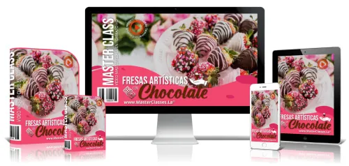 Portada del curso FRESAS ARTÍSTICAS CON CHOCOLATE