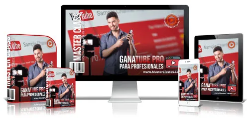 Portada del curso GANATUBE PRO PARA PROFESIONALES