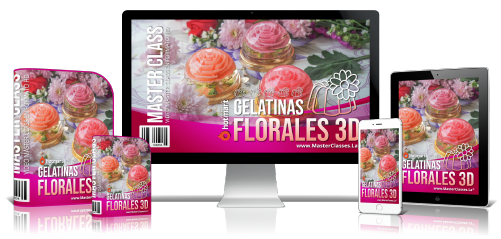 Portada del curso GELATINAS FLORALES 3D