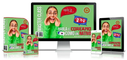 Portada del curso HABLA EL COREANO COMO UN NATIVO