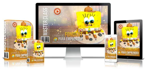 Portada del curso LA MAGIA DEL FONDANT PARA EMPRENDER