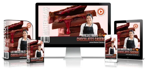 Portada del curso LOS IRRESISTIBLES CHOCOLATES CASEROS