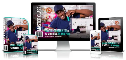 Portada del curso MANTENIMIENTO DE MÁQUINA PLANA PRO