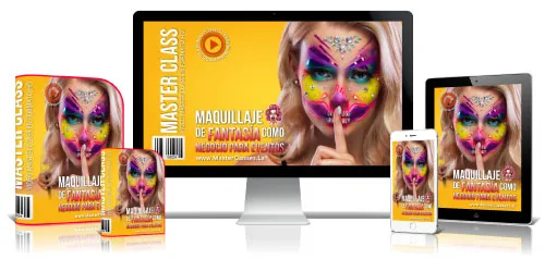 Portada del curso MAQUILLAJE DE FANTASÍA COMO NEGOCIO PARA EVENTOS