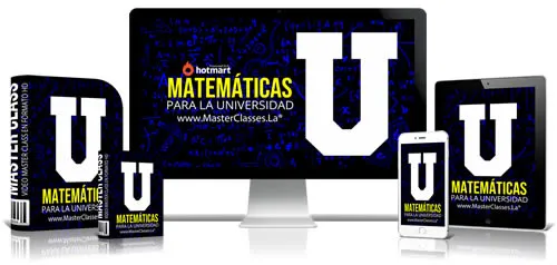 Portada del curso MATEMÁTICAS PARA LA UNIVERSIDAD