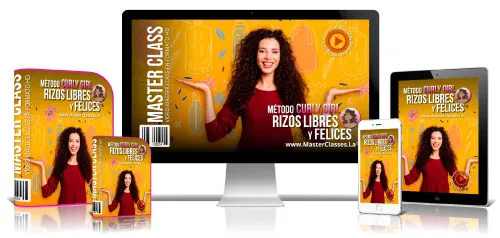 Portada del curso MÉTODO CURLY GIRL RIZOS LIBRES Y FELICES