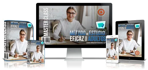 Portada del curso MÉTODO DE ESTUDIO EFICAZ PARA ADULTOS