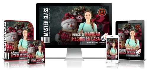 Portada del curso MUÑECOS DE NAVIDAD HECHOS EN CASA