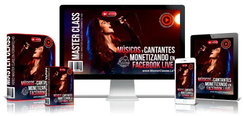 Portada del curso MÚSICOS Y CANTANTES MONETIZANDO EN FACEBOOK LIVE