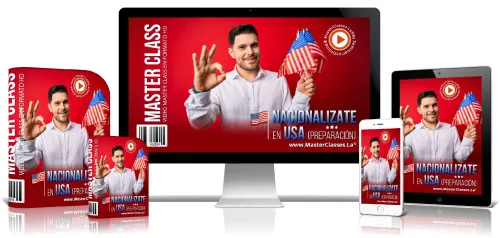 Portada del curso NACIONALIZATE EN USA (PREPARACIÓN)
