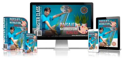 Portada del curso PAISAJES NATURALES CON ACRÍLICO
