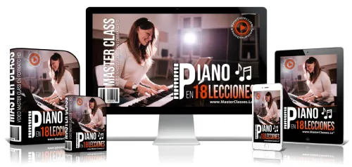 Portada del curso PIANO EN 18 LECCIONES
