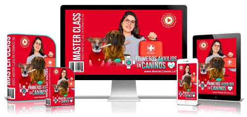 Portada del curso PRIMEROS AUXILIOS EN CANINOS