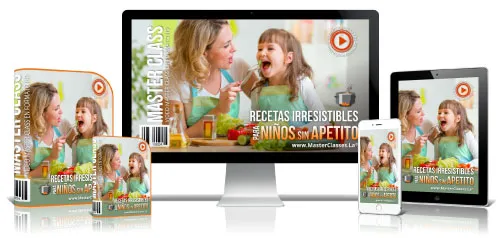Portada del curso RECETAS IRRESISTIBLES PARA NIÑOS SIN APETITO