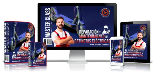 Portada del curso REPARACIÓN Y MANTENIMIENTO DE PATINETAS ELÉCTRICAS