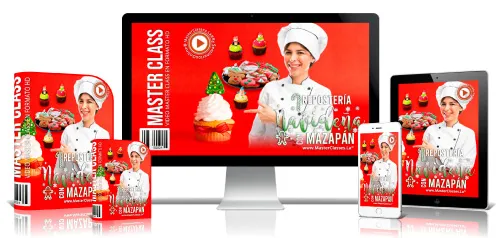 Portada del curso REPOSTERÍA NAVIDEÑA CON MAZAPÁN