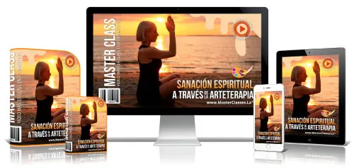 Portada del curso SANACIÓN ESPIRITUAL A TRAVÉS DE LA ARTETERAPIA