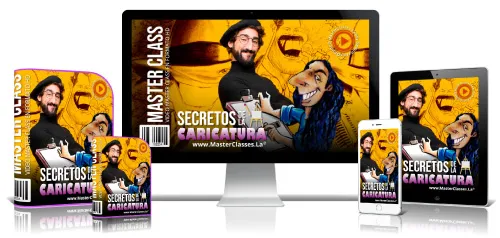 Portada del curso SECRETOS DE LA CARICATURA