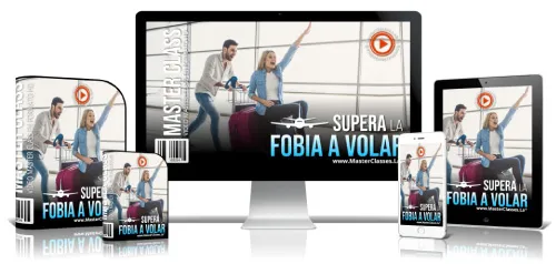 Portada del curso SUPERA LA FOBIA A VOLAR